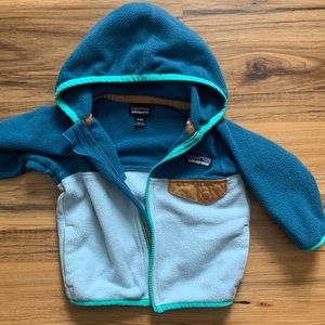 Baby Patagonia fleece zip up